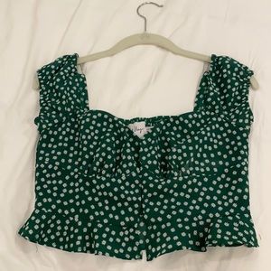 Princess Polly green top